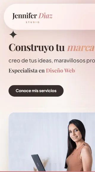 Jennifer Díaz Studio en móvil